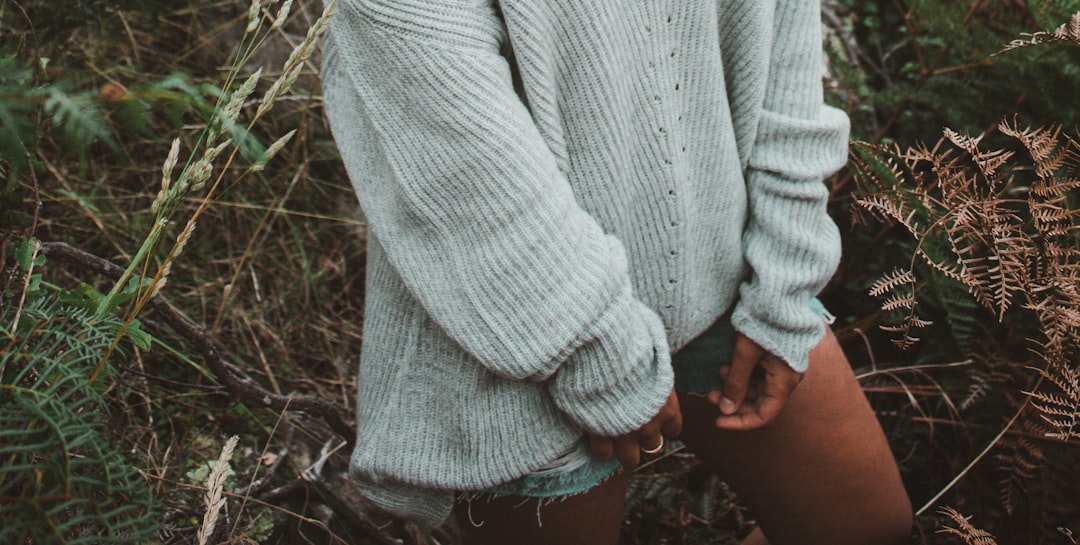 Photo Roll-neck sweater