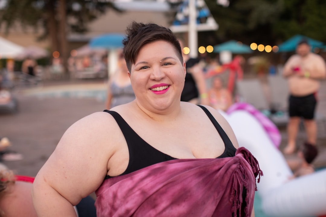 Photo plus size woman